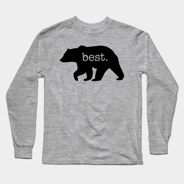 Dwight Schrute Black Bear Best Long Sleeve T-Shirt by Bigfinz